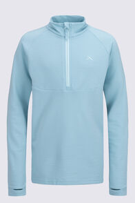 Macpac Kids' 280 Merino Pullover, Aqua Haze, hi-res