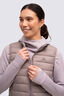Macpac Women's Uber Light Down Vest ♺, Shale, hi-res