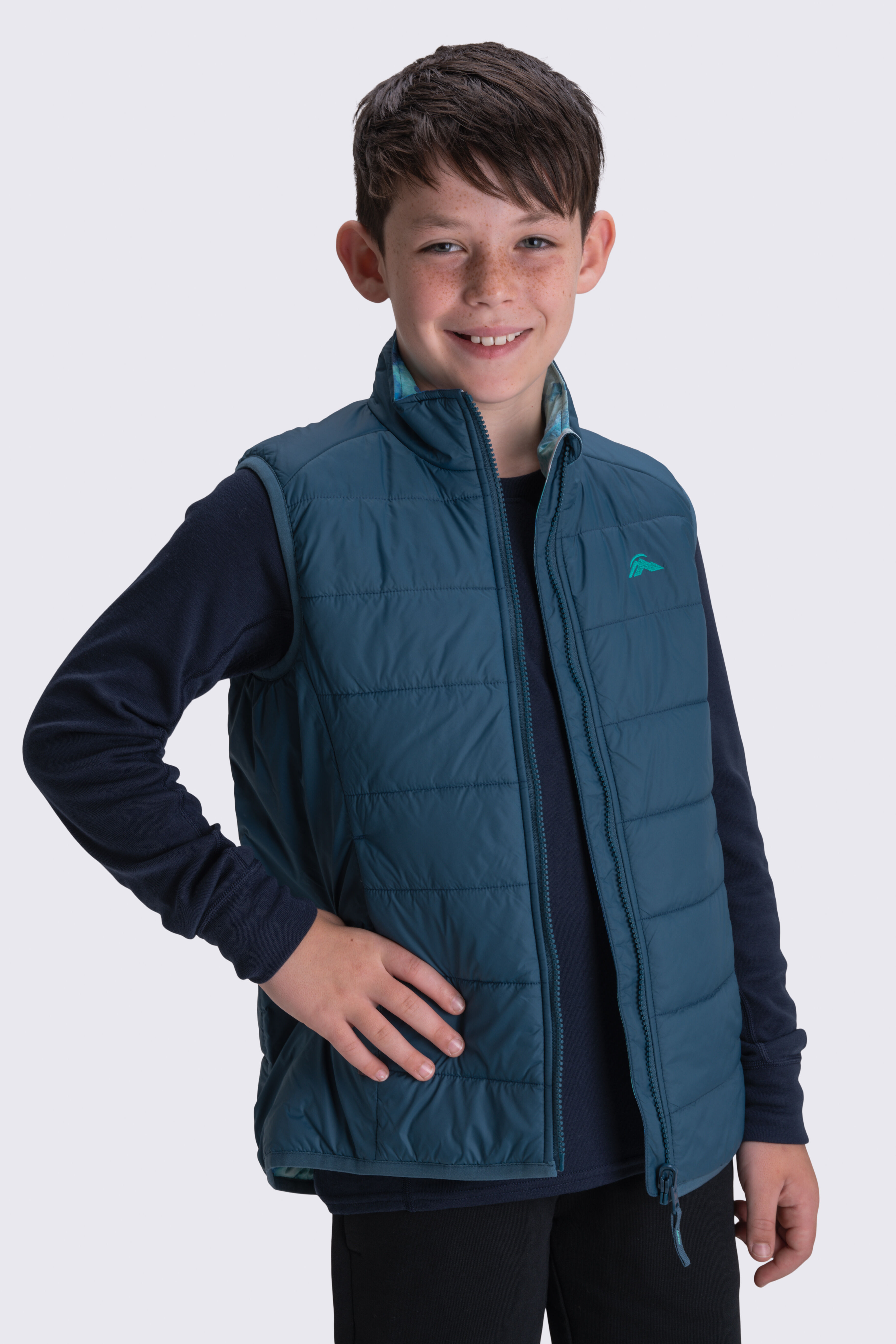 Macpac kids vest outlet