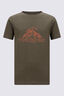 Macpac Kids&rsquo; Mountain T-Shirt, Grape Leaf, hi-res