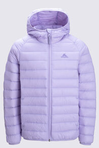 Macpac Kids' Uber Light Hooded Down Jacket, Pastel Lilac, hi-res