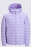 Macpac Kids' Uber Light Hooded Down Jacket, Pastel Lilac, hi-res