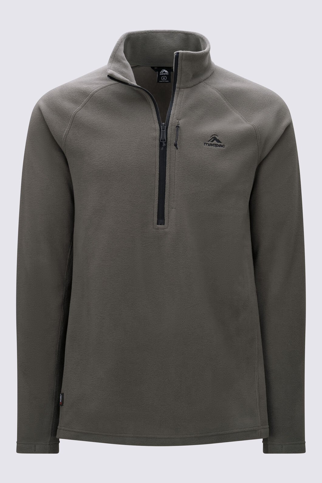 Macpac Men's Tui Fleece Pullover, Beluga, hi-res