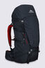 Macpac Torlesse AzTec&reg; Front Zip 65L Hiking Backpack, Carbon, hi-res