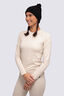 Macpac Women's Brunner Base Layer Long Sleeve Top, French Oak, hi-res