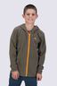 Macpac Kids' Ruru Fleece Jacket, Grape Leaf, hi-res