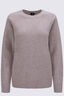 Macpac Women's Hearth Merino Long Sleeve Crew, Oatmeal Marle, hi-res