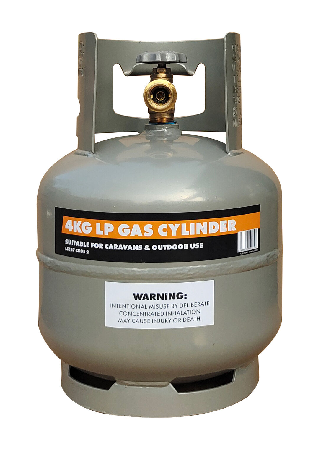 Code 2 LCC27 Gas Bottle 4kg, None, hi-res