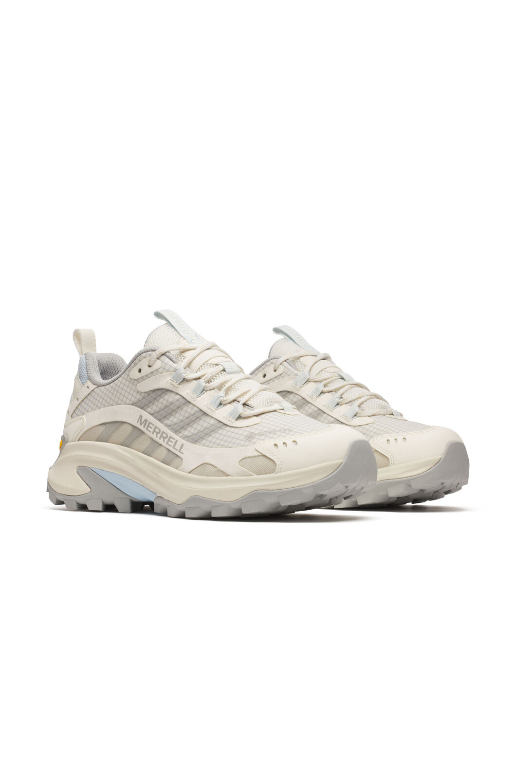 Merrell Women's Moab Speed 2 GTX Hiking Shoes, Chalk/Ice Blue, hi-res