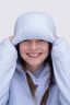 Macpac Kids' Mini Mountain Fleece Hoodie, Xenon Blue, hi-res