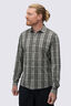 Macpac Men's Eclipse Long Sleeve Shirt, Beluga Check, hi-res