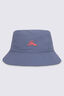 Macpac Winger Reversible Bucket Hat, Mineral Red/Grisaille, hi-res