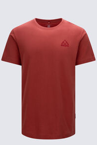 Macpac Men's Vintage Embroidered Fairtrade Organic Cotton T-Shirt, Tandoori, hi-res