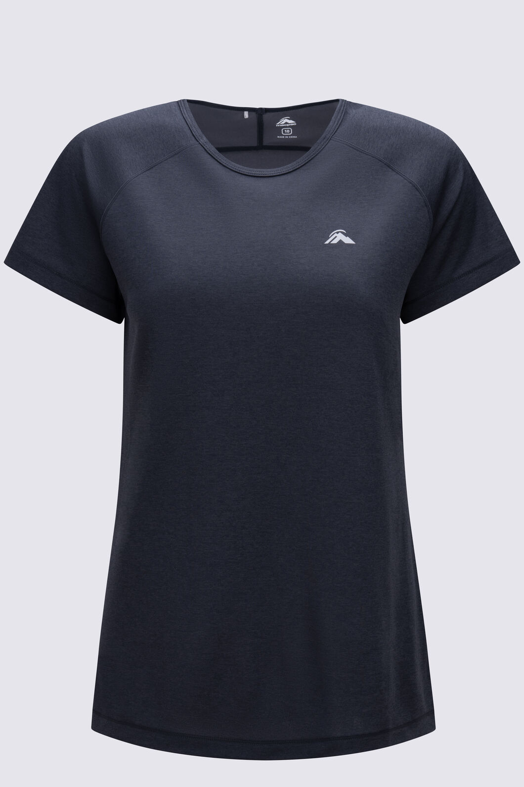 Macpac Women's Cass Short Sleeve T-Shirt, BLACK MARLE, hi-res