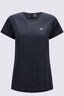 Macpac Women's Cass Short Sleeve T-Shirt, BLACK MARLE, hi-res