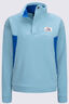 Macpac Women's Heritage Fleece Pullover, Dusty Turquoise/Blue Quartz, hi-res
