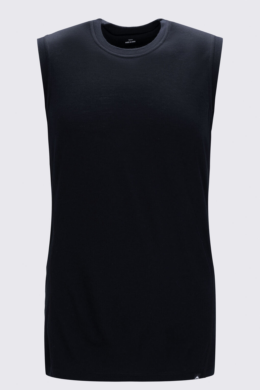 Macpac Men's 150 Merino Singlet, Black, hi-res