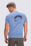 Macpac Men's Adventure Beyond T-Shirt, Ash Blue, hi-res