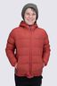 Macpac Kids' Halo Hooded Down Jacket, Red Ochre, hi-res