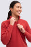 Macpac Women's Tui Fleece Pullover, Garnet, hi-res