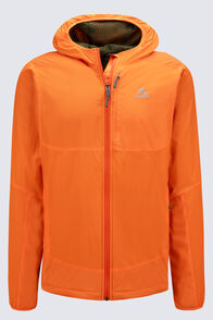 Macpac Men's Pisa Hooded Fleece Jacket, Red Orange, hi-res