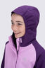 Macpac Kids&rsquo; Crosswinds Rain Jacket, Plum/Orchid, hi-res