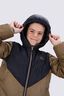 Macpac Kids&rsquo; Starfall Jacket, Kangaroo/Four Leaf Clover, hi-res