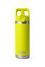 YETI® Rambler® Bottle with Straw Cap — 18 oz, Firefly Yellow, hi-res