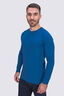 Macpac Men's Geothermal Long Sleeve Top, Vallarta Blue, hi-res