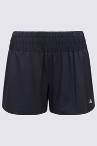 Macpac Women's Caples Running Shorts, Black, hi-res