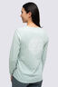 Macpac Women's Whimsical Journey Fairtrade Organic Long Sleeve T-Shirt, Blue Haze, hi-res