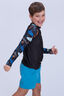 Macpac Kids' Rash Top, Jaws Print, hi-res