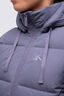 Macpac Women's Aurora Hooded Down Coat, Greystone, hi-res