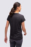 Macpac Women's Cass Short Sleeve T-Shirt, BLACK MARLE, hi-res