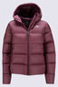 Macpac Women's Orbit Hooded Down Jacket, Crushed Berry, hi-res