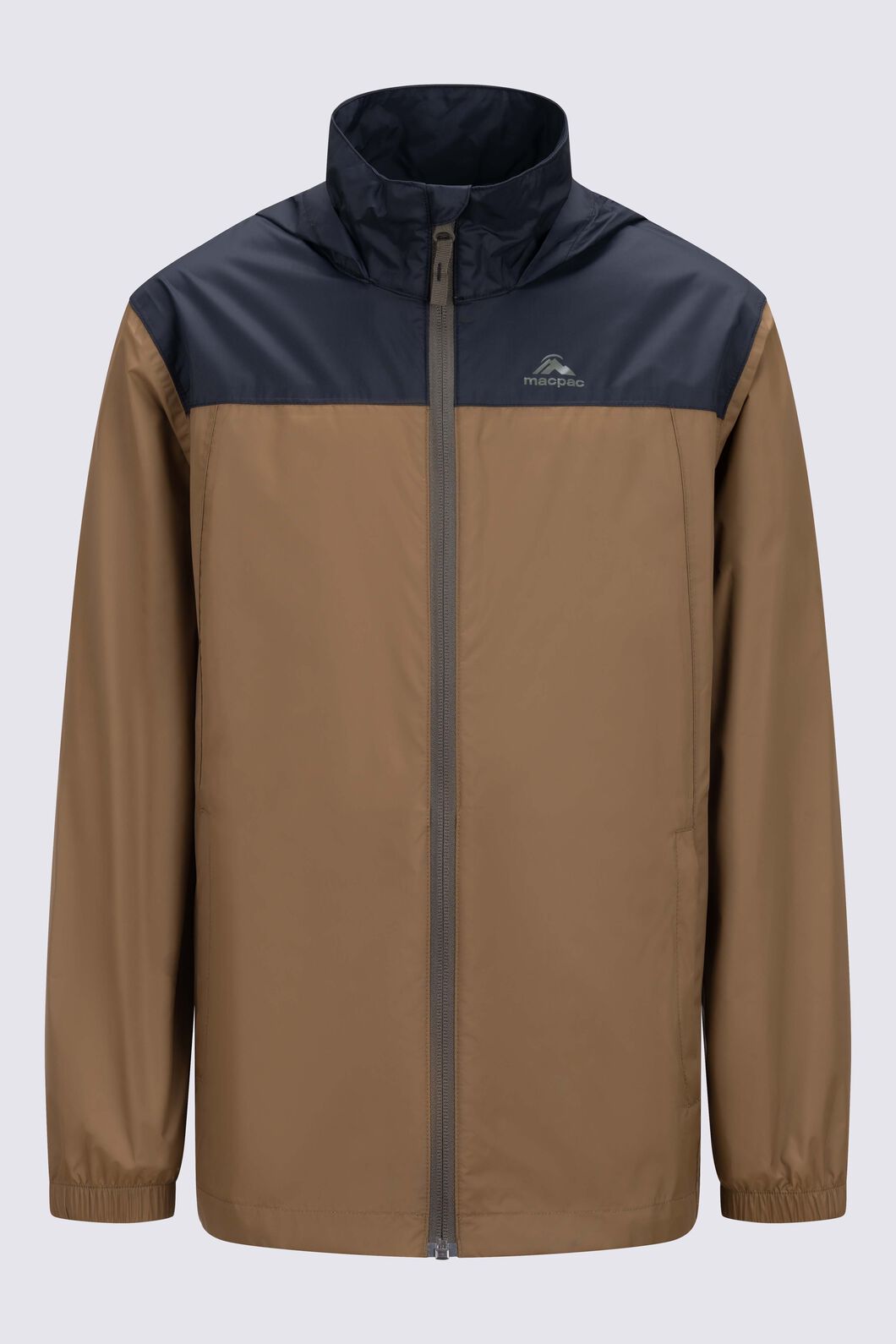 Macpac Kids' Pack-It Jacket V2, Black/Kangaroo, hi-res