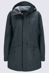 Macpac Women's Copland Raincoat, Black, hi-res