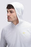 Macpac Men's Trail Long Sleeve Hooded T-Shirt, Dawn Blue, hi-res