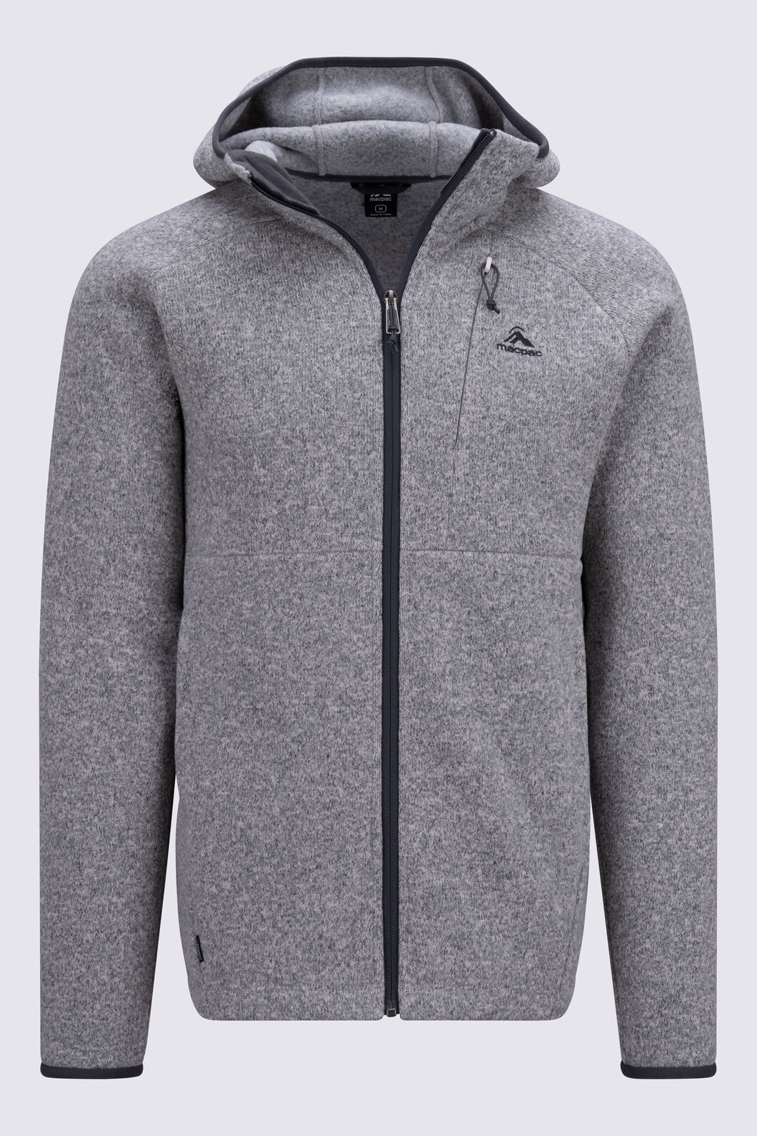 Macpac Men&rsquo;s Energy Pro Hooded Jacket, Light Grey Marle, hi-res