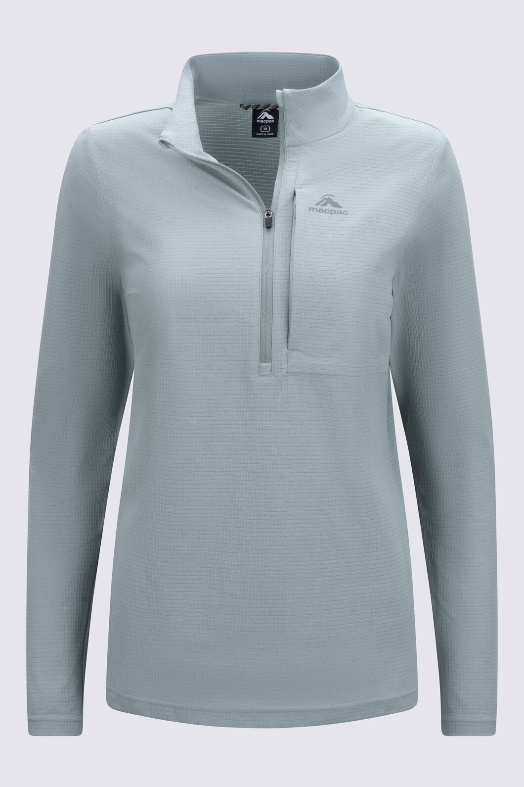 Macpac Women&rsquo;s Stash-It 1/4-Zip Top, Abyss, hi-res