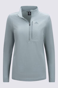 Macpac Women&rsquo;s Stash-It 1/4-Zip Top, Abyss, hi-res