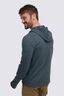 Macpac Men's Craigieburn Merino Blend 280 Hooded Jacket, Dark Slate Marle, hi-res