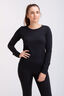 Macpac Women's Limitless Long Sleeve T-Shirt, Black, hi-res