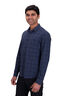 Macpac Men's Travel Lite Long Sleeve Shirt, Black Iris Check, hi-res
