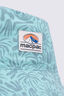 Macpac Winger Reversible Bucket Hat, Pool Blue Print/Black, hi-res