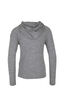 Macpac Kids' 180 Merino Hooded Long Sleeve T-Shirt, Dahlia/Grey Marle, hi-res