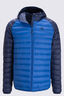 Macpac Men's Uber Light Hooded Down Jacket, Surf The Web/Naval, hi-res