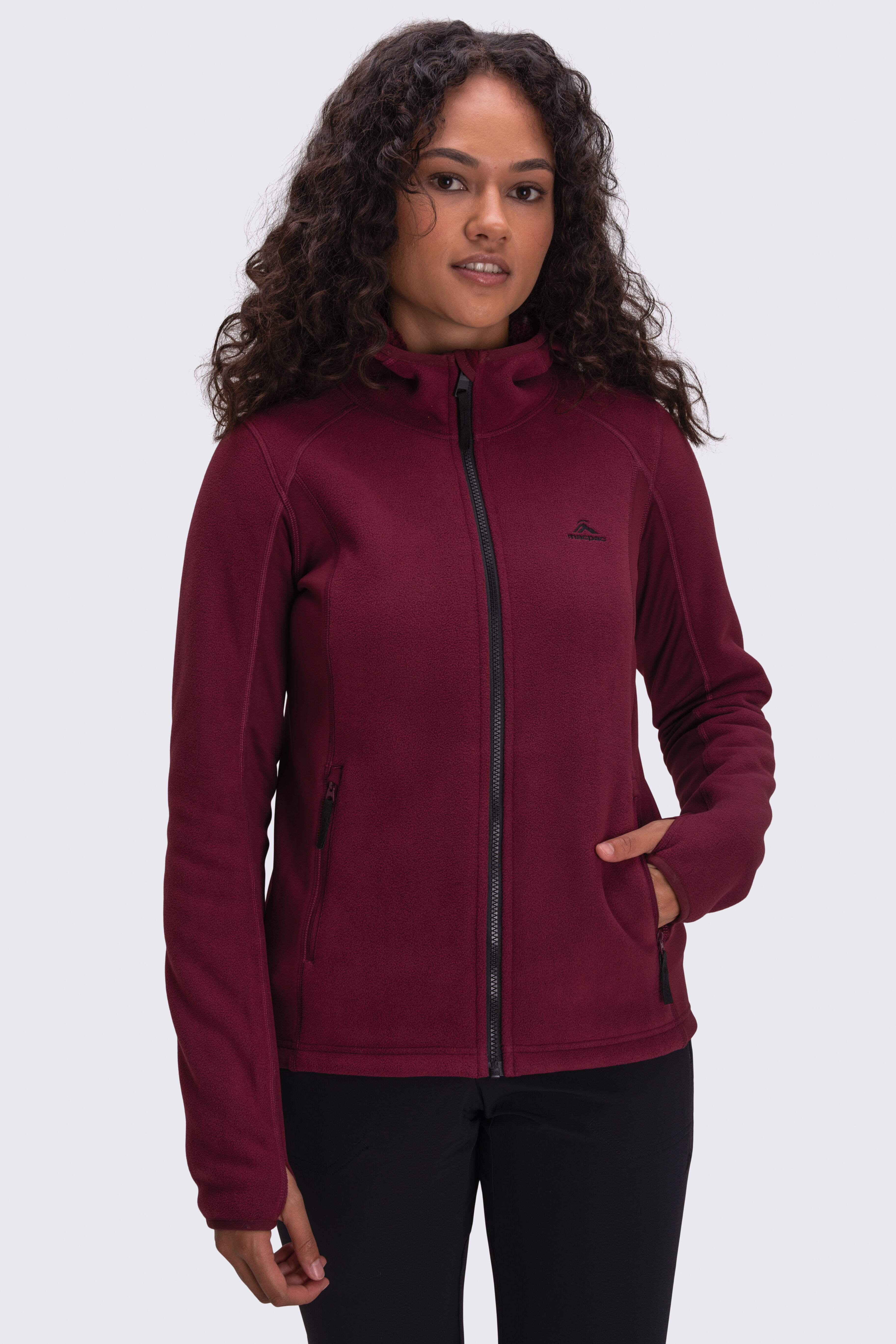 Mckinley women's valetta hooded long discount fleece jacket