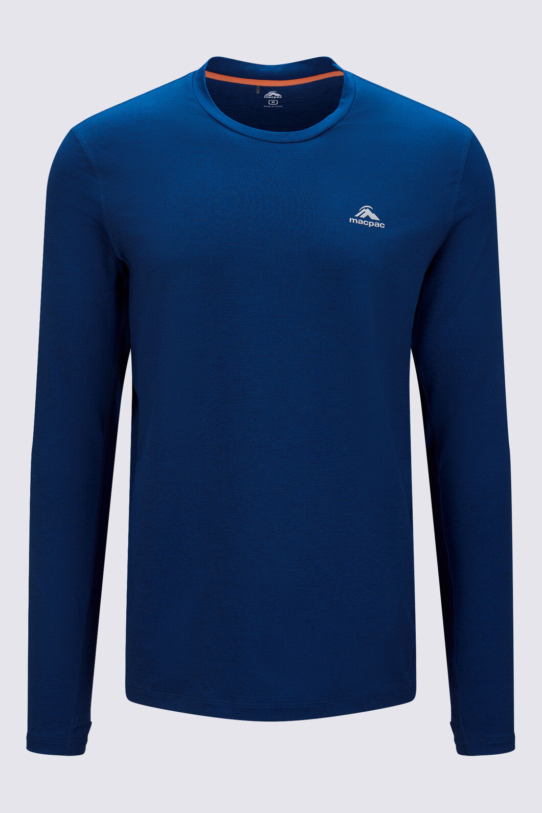 Macpac Men's brrr&deg; Long-Sleeve T-Shirt, Navy Peony, hi-res