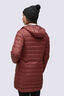 Macpac Women's Uber Light Hooded Down Coat ♺, Hot Chocolate, hi-res